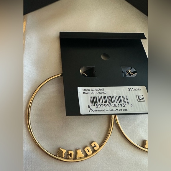 Coach Pride Medium Hoop Earrings- NWT ππππ - Picture 6 of 7